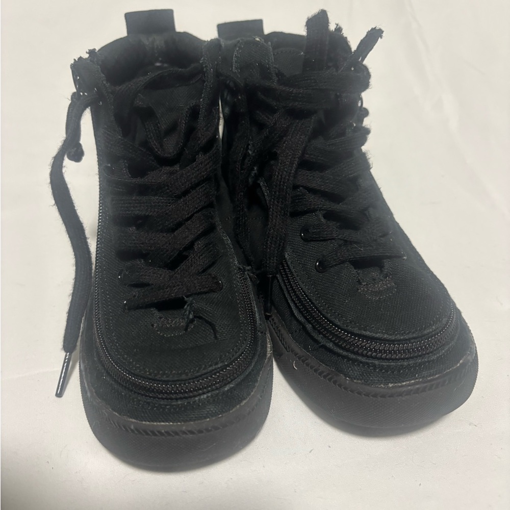 Kids Black High-Top Sneakers